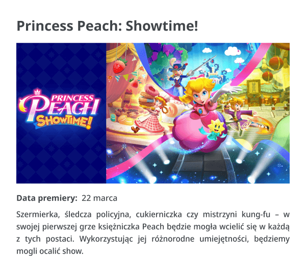 Princess Peach: Showtime