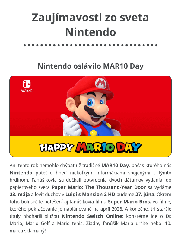 Mario day