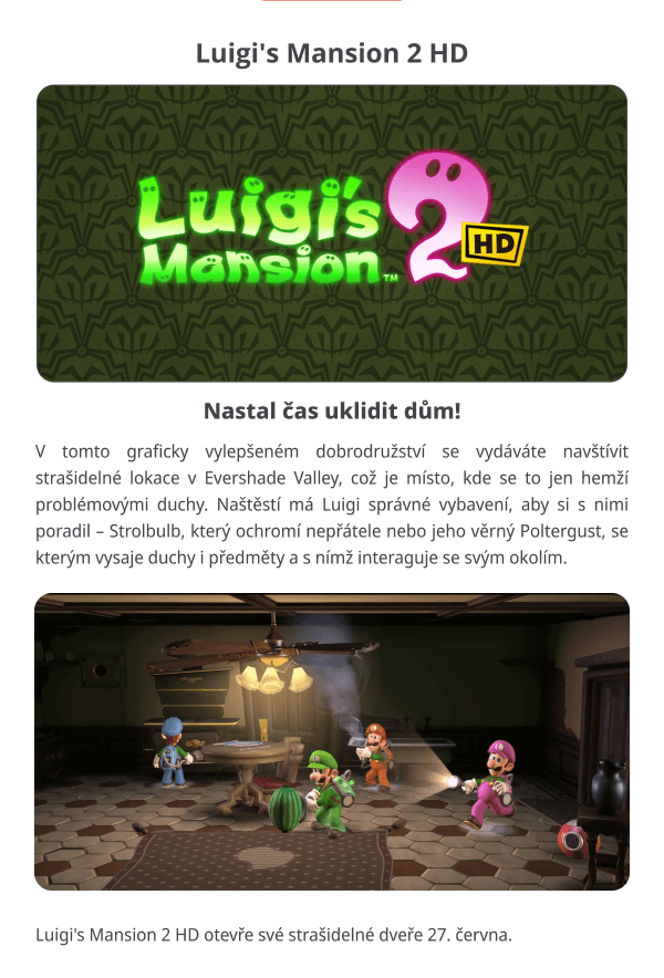 Luigi's Mansion 2 HD