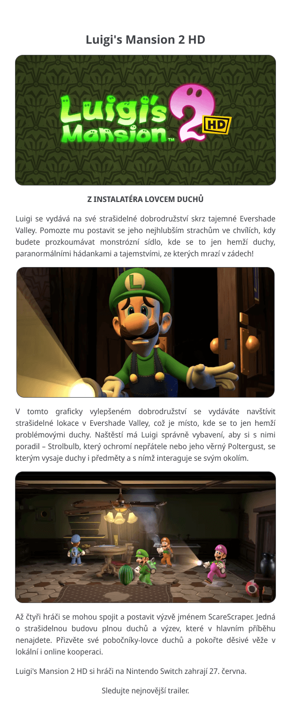 Luigi's Mansion 2 HD