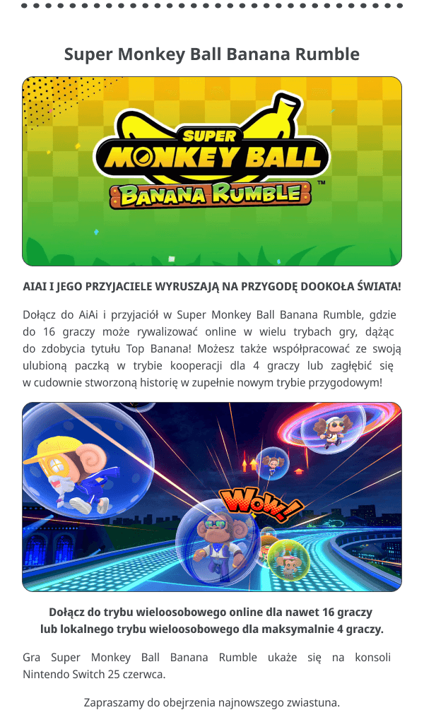 Super Monkey Ball Banana Rumble