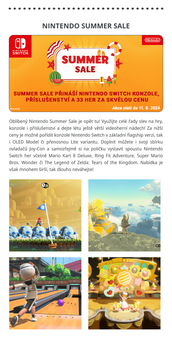 Nintendo Summer Sale